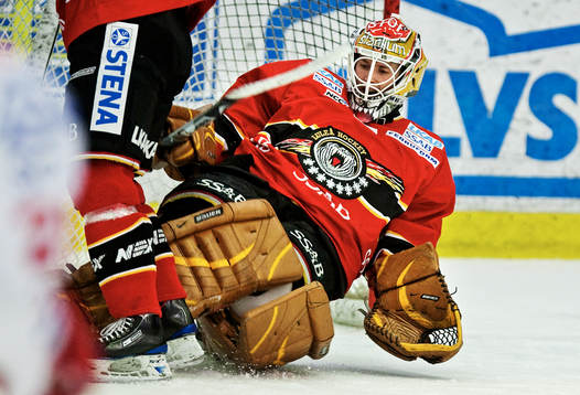 Mattias Modig, målvakt, släpper in 3-3