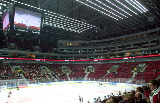Malmö Arena, tomt, tomma läktare