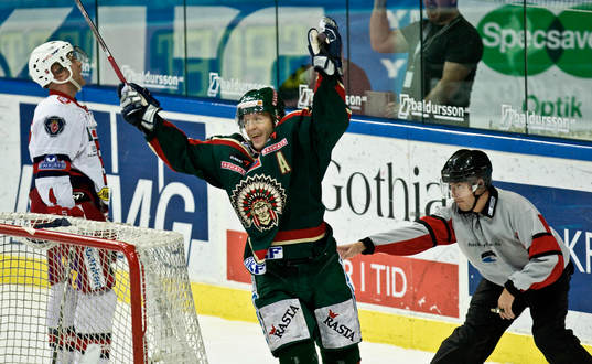Niklas Andersson, Frölunda (Jubel, domare, domslut, Mål)