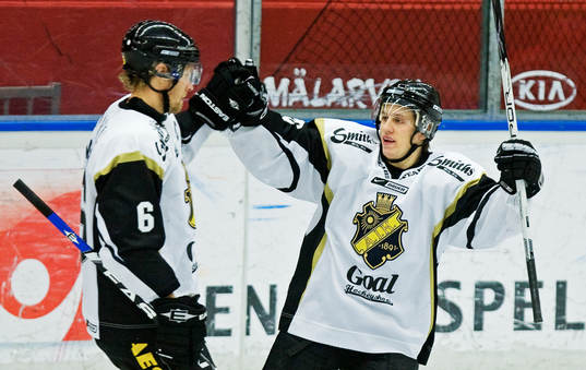 Dick Tärnström och Erik Ryman, AIK, jubel