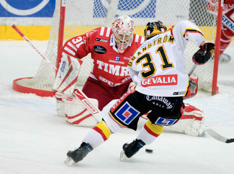 Jonathan Granström, Brynäs gör 0-1 på Johan Backlund,