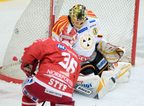 Pär Styf, Timrå gör mål på Jakob Markström, Målvakt