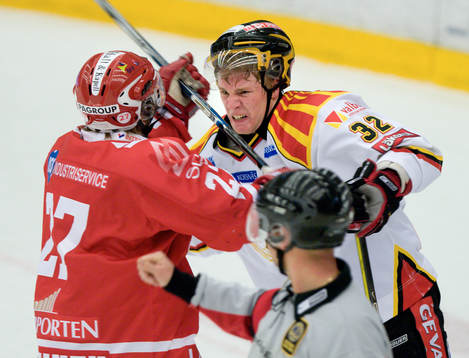 Jonathan Carlsson, Brynäs mot Timo Pärssinen, Timrå i
