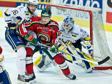 Jonas Johnson, Frölunda. Kristopher Beech, HV71