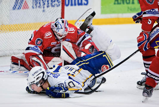 Platt fall för HV71 och Martin Thörnberg