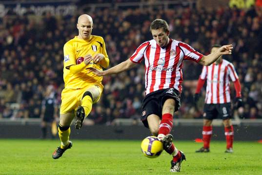 Danny Collins, Sunderland och Andrew Johnson, Fulham