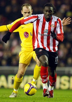 Kenwyne Jones, Sunderland och Danny Murphy, Fulham