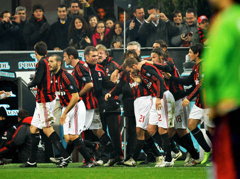 David Beckham, Milan, glädje, jubel