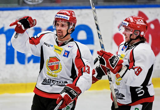 Jimmie Kraft och Jonathan Sjölund, Almtuna, jubel