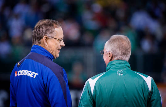 Lars Lagerbäck, förbundskapten Sverige och Sven-Göran