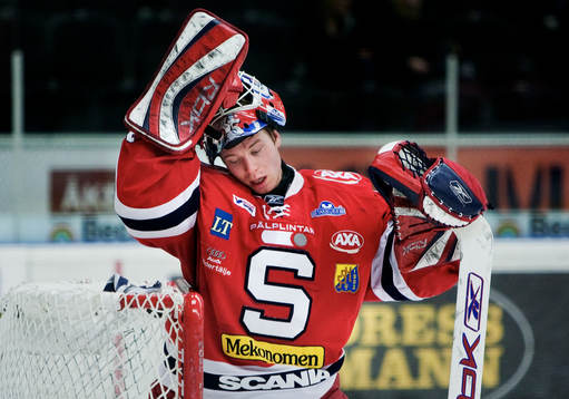 Pontus Sjögren, målvakt, hade inte sin bästa kväll