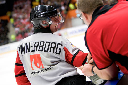 Marcus Vinnerborg, Domare får sin skridsko slipad