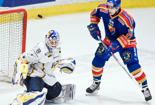 Stefan Liv, målvakt, HV71 och Niklas Anger, Djurgården