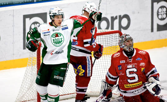 Andrée Persson, Rögle gör 2-0. Jubel