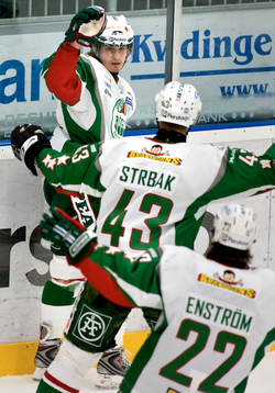 Peter Lorentzen, Rögle. 5-1. Jubel