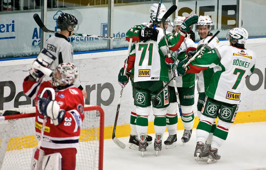 Jubel i Rögle. 5-1