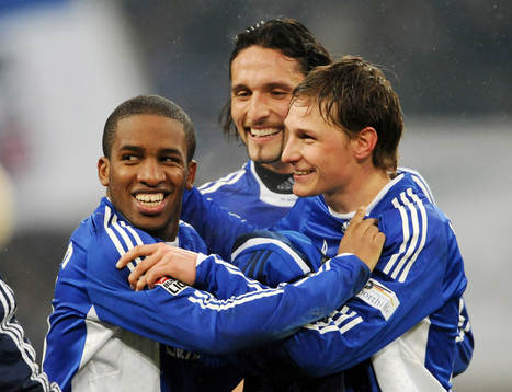 Jefferson Farfan, Kevin Kuranyi och Benedikt Hoewedes,
