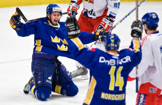 Rickard Wallin, Sverige, jubel