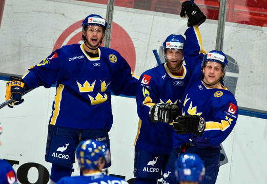 Rickard Wallin, Niklas Nordgren, och Chistian Berglund,