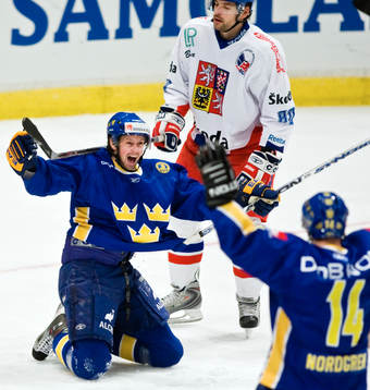 Rickard Wallin, Sverige, jubel