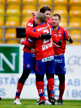 Tobias Holmqvist, Christoffer Andersson, jubel
