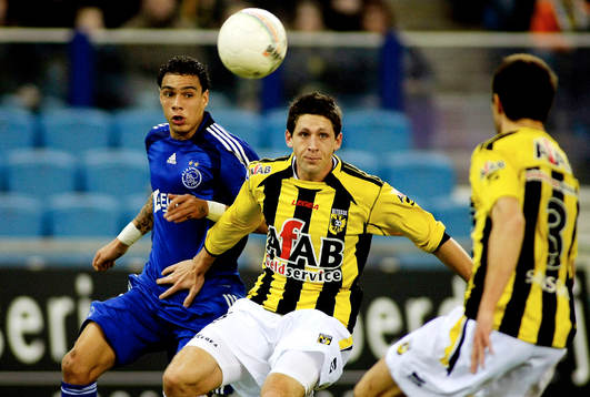 Fotboll, Eredivisie, holländsk liga, Vitesse - Ajax  Nicky