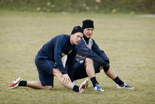 Erik Edman och Kim Källström
