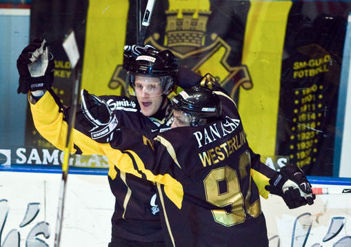 Rasmus Ericsson, och Jonas Westerling, AIK, jubel