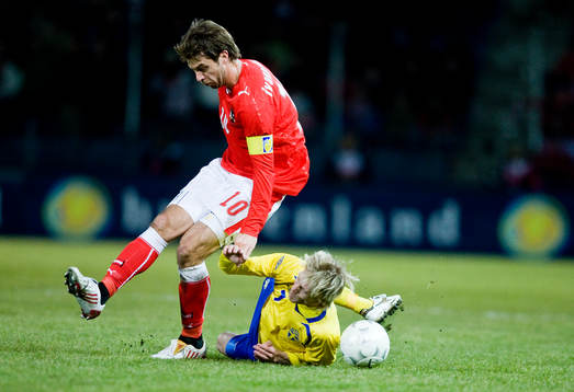 Christian Wilhelmsson, Sverige trycks ned av Andreas