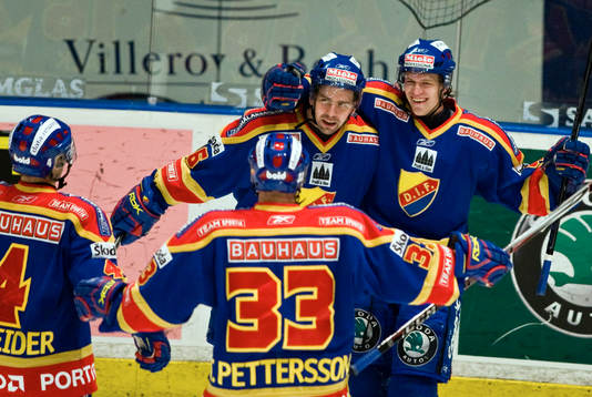 Nichlas Falk, och Nicklas Danielsson, jubel