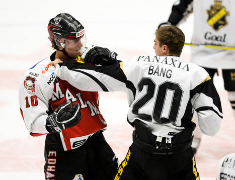 Robin Alvarez, Malmö och Daniel Bång, AIK, bråk,