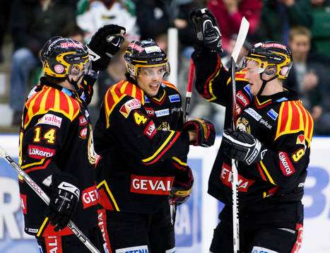 Stephen Dixon, Daniel Widing och Niclas Andersén, Brynäs,
