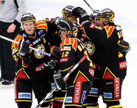 Lars Jonsson och Andreas Dackell, Brynäs, jubel