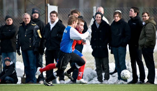 Bläddra bland fler bilder av Fotboll, träningsmatch, Helsingborg - Lyngby
