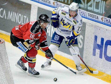 Andreas Falk, HV71 och Per Hållberg, Modo