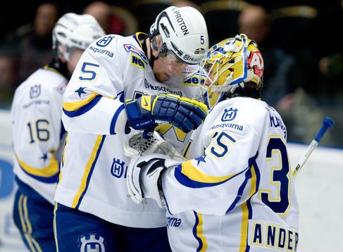 Andreas Andersson, Målvakt HV71 jubel