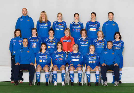Fotboll, Dam, Damallsvenskan, Sunnanå, Lagbild