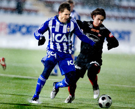Fotboll, allsvenskan, träningsmatch IFK Göteborg -
