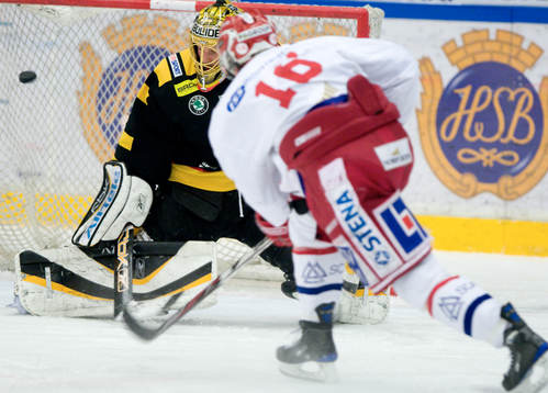 Andreas Hadelöv, Målvakt Skellefteå och Anton Axelsson,