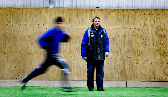 IFK tränar tidigt på morgonen. Eijlert Björkman