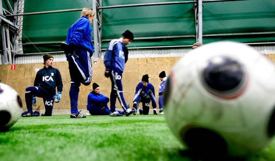 IFK tränar tidigt på morgonen