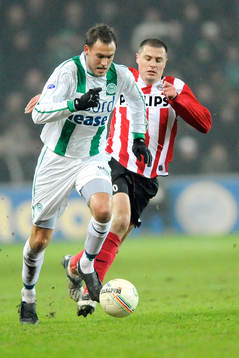 Danny Koevermans, PSV och Andreas Granqvist, Groningen