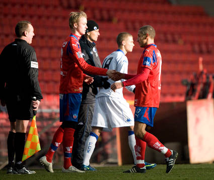 Efter 69 minuter lämnade Henrik Larsson planen, Rasmus