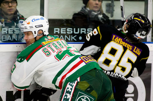 Martin Strbak, Rögle och Mikael Johansson, Färjestad