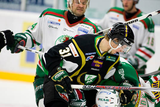 Dick Axelsson, Färjestad, Mikael Gath och Mads Bödker,
