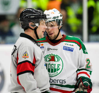 Thomas Andersson, domare och Cam Abbott, Rögle