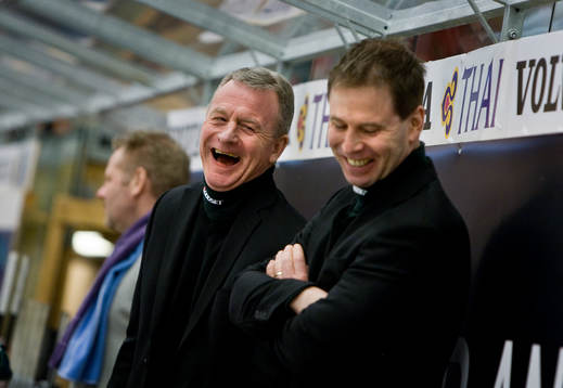 Jan Karlsson, assisterande tränare och Ulf Dahlén,