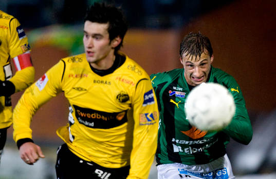 Pär Eriksson, GAIS, jagar Elmin Kurbegovic, Elfsborg
