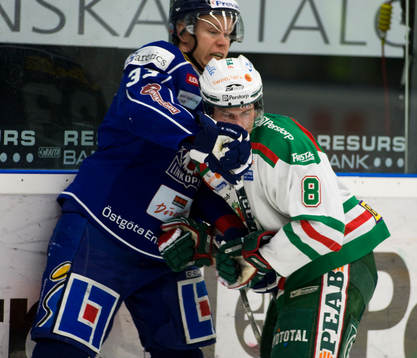 Fredrik Emvall, Linköping och Mathias Porseland, Rögle