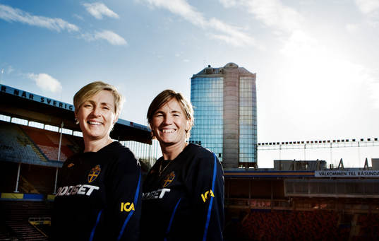 Annelie Gustavsson och Lilie Persson